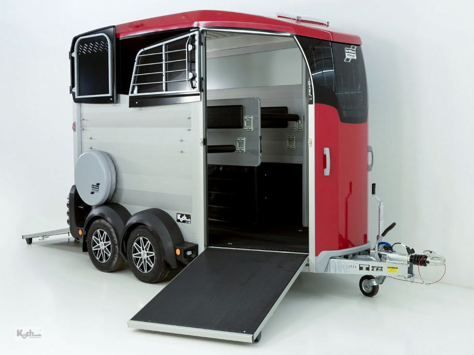 Anhänger des Typs Ifor Williams Pferdeanhänger HBX 506|Frontausstieg|rot (Pf11622085Iw), Neumaschine in Winsen (Luhe) (Bild 1)